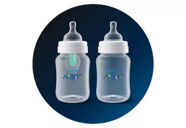 Tetina anti-colici Philips Avent, 1 luna+, debit 2, 2 bucati, SCY762/02, Philips